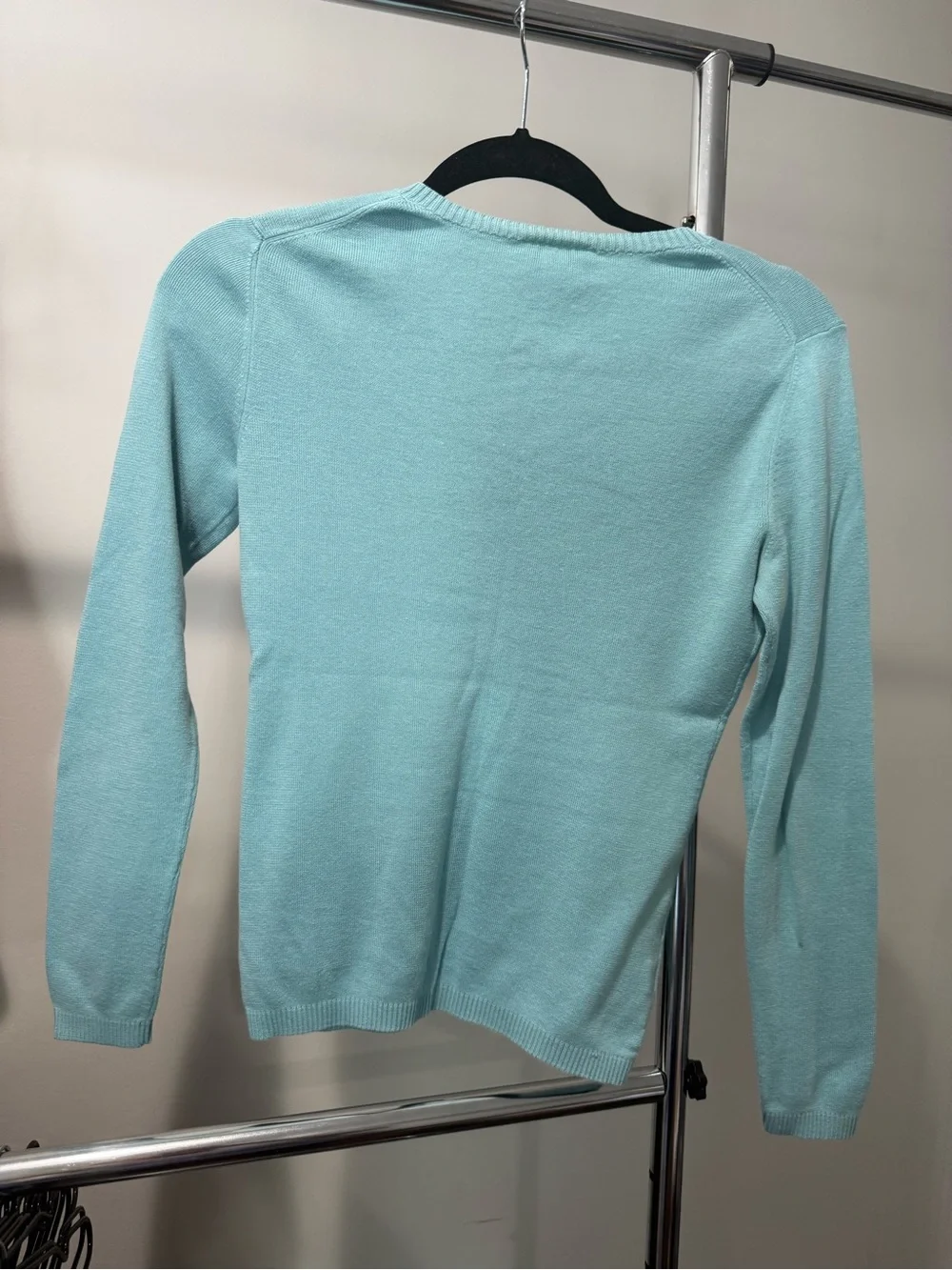 LOFT Sky Blue V-Neck Women's Sweater